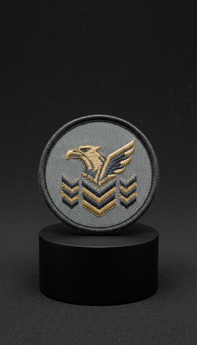 Embroidered Military Insignia Patch