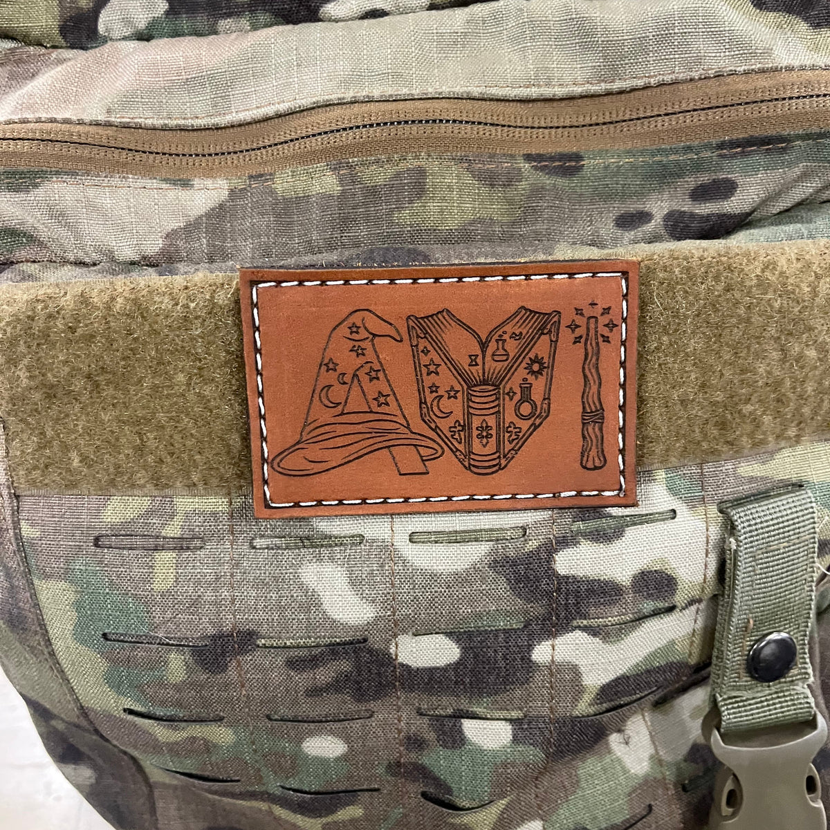 Avionics leather patch
